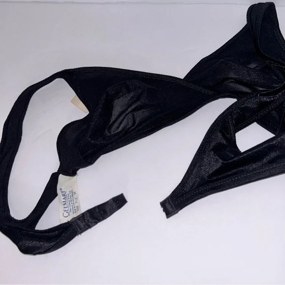Vintage GELMART Style 2948 Black Wirefree Sheer Nylon Unlined Bralette Bra NWT - Picture 17 of 17